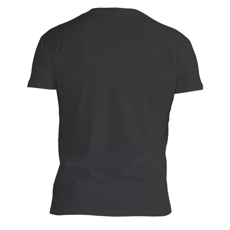 t-shirt ανδρικό μαύρο πίσω