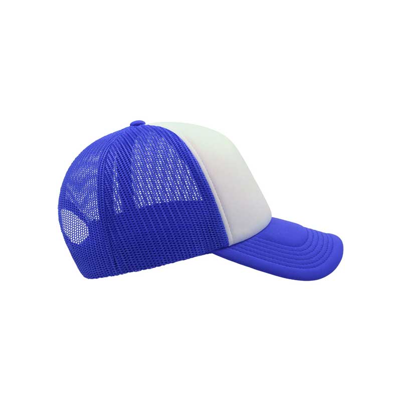καπέλο atlantis rapper λευκό μπλε δεξιά όψη
