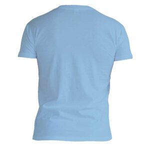 t-shirt ανδρικό light blue πίσω