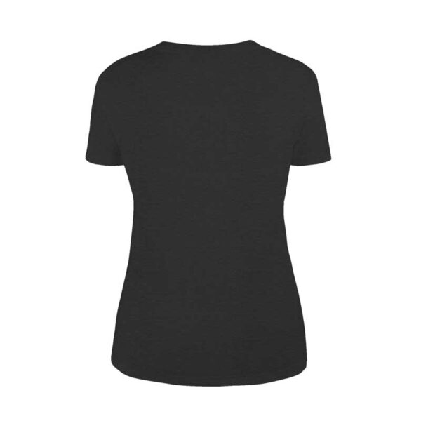 γυναικείο μαύρο t-shirt πίσω όψη